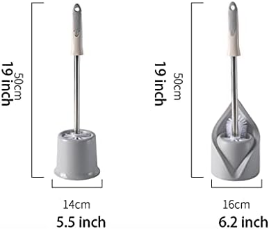 Toilet Brush and Holder Set for Bathroom Cleaning