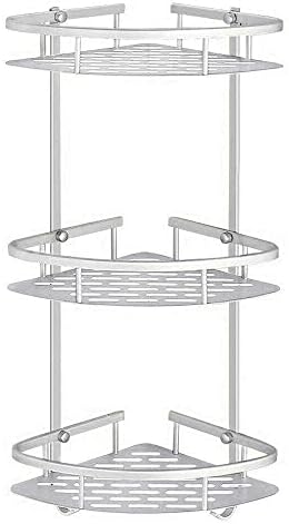 FINANCIALLY LIT LKOP 3 Tier Corner Shower Caddy