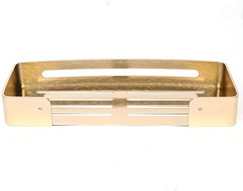 FINANCIALLY LIT LKOP Space Aluminum Gold Shower Caddy