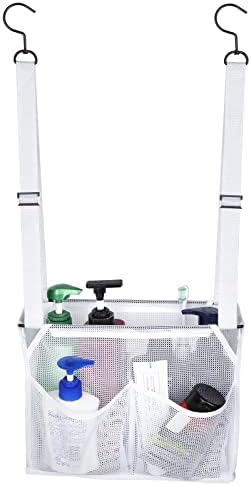 Phying Hanging Mesh Shower Caddy with 4 Pockets