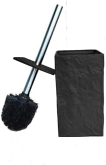 WENDIN Marble Resin Toilet Brush Holder Set