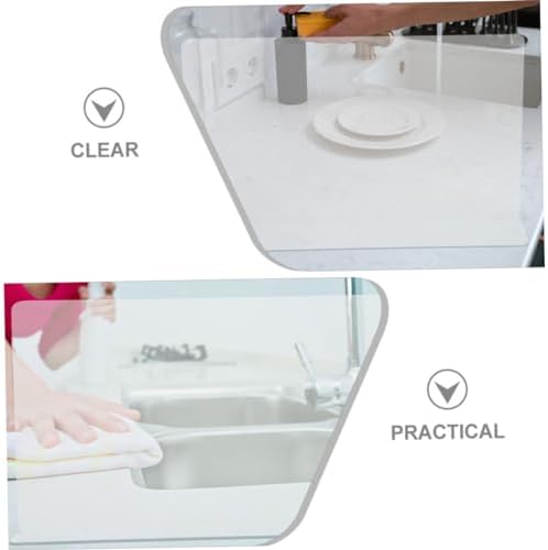 Zerodeko 2pcs PVC Bathtub Splash Guard