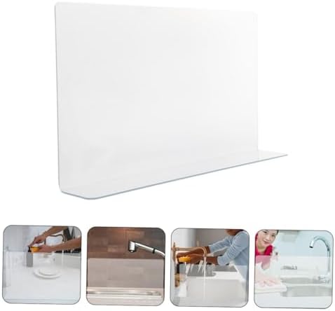 Zerodeko 2pcs PVC Bathtub Splash Guard