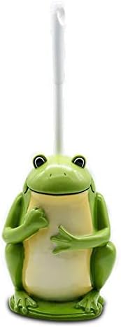 Cute Cartoon Frog Toilet Brush Set with Holder