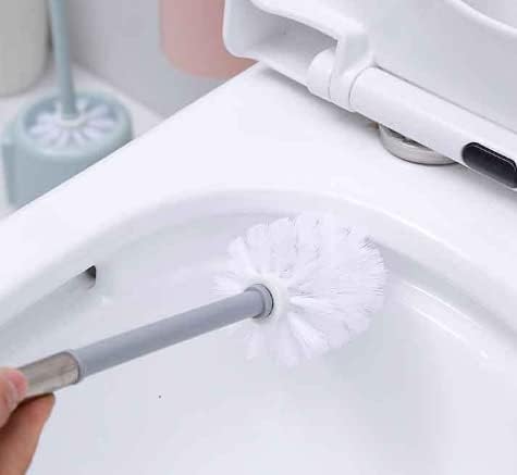 KANDUO Toilet Brush with Holder Set Blue