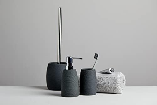 Wenko Polyresin Toilet Brush Set Grey