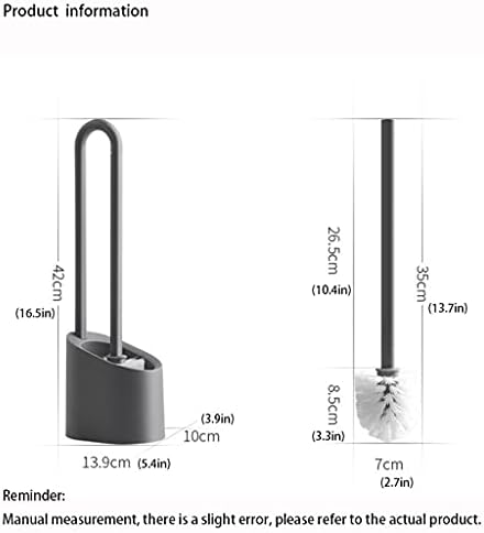 YYDS Toilet Brush with Holder Non-Slip Durable