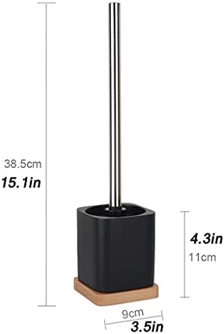 TOMYEUS Toilet Brush with Holder and Base
