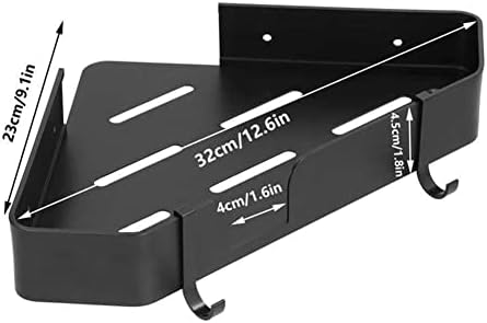 ANNBKA Shower Caddy Corner Shelf with 2 Hooks