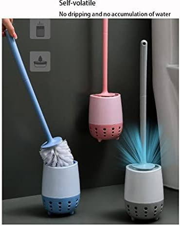 YYDS Toilet Brush with Holder Set - Blue