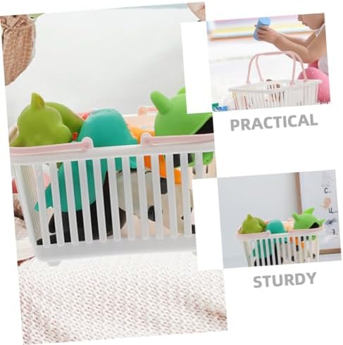 Zerodeko Stackable Plastic Shower Basket with Handles