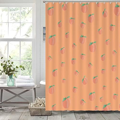 Funny Fruit Shower Curtains 71 x 91 Durable Set with Hooks