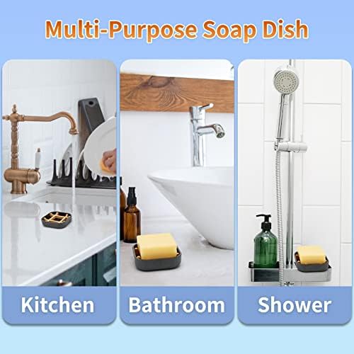 Bamboo Soap Dish with Detachable Holder