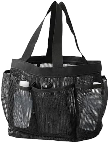 Mesh Shower Caddy Bag 8-Pocket Portable and Lightweight