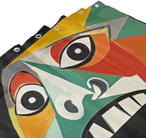 DAOWANGZUO Laughing Boy Boho Shower Curtain Set