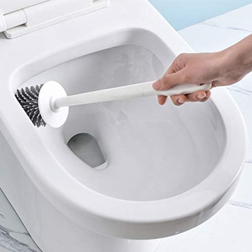 SPOUR Toilet Brush with Holder Long Handle and TPR Brush Head