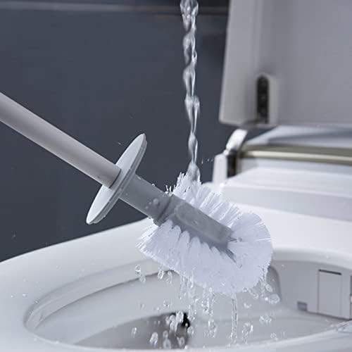 DLUXCA Toilet Brush with Base for Hygienic Bathroom Cleaning
