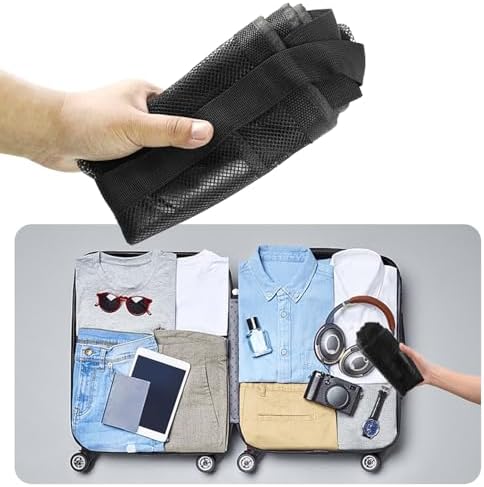 Pebipoo Mesh Shower Caddy Bag with 7 Pockets - Black