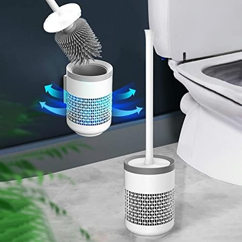 DLUXCA Toilet Brush Wall-Mounted with Soft Head