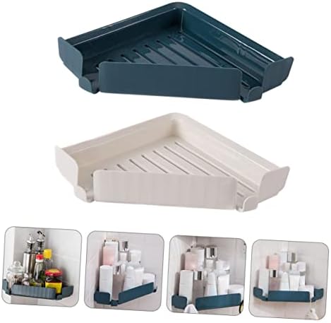 Beatifufu Bathroom Storage Holder Corner Shelf Adhesive Organizer