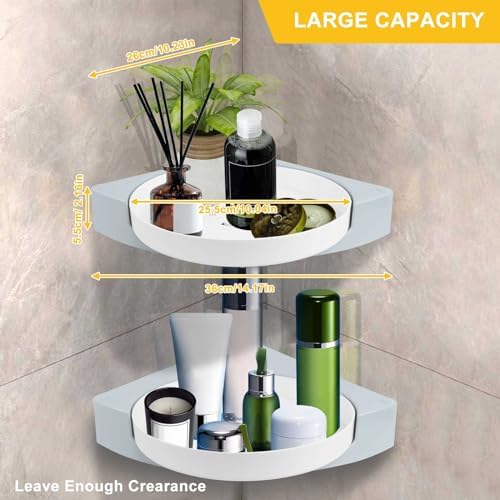 Qivine 360 Rotating Corner Shower Shelf