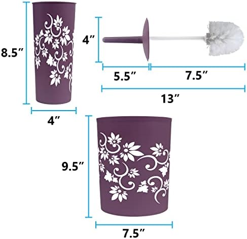 Blue Donuts Bathroom Accessories Set 6 Pieces
