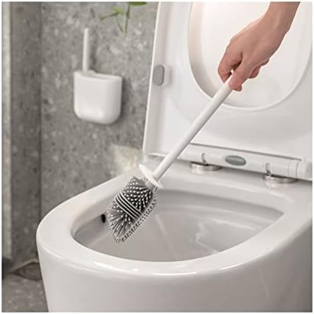 TOMYEUS Toilet Brush with Crevice Tool and Drain Hole