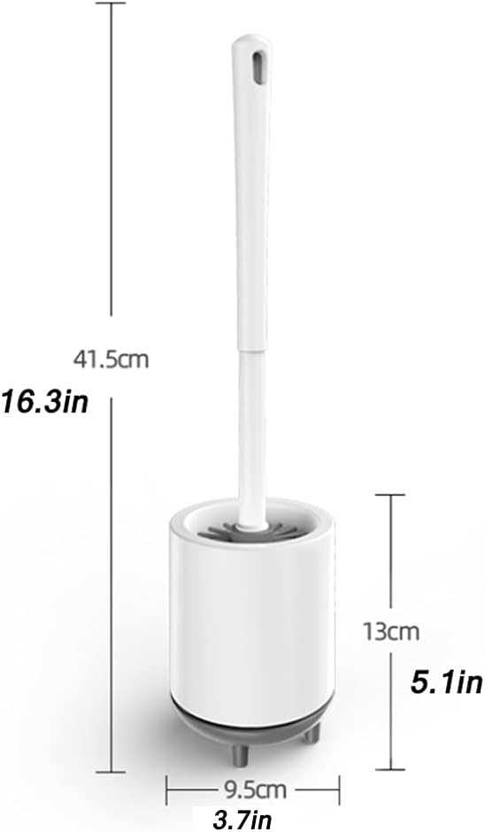 TOMYEUS Toilet Brush with Holder Set