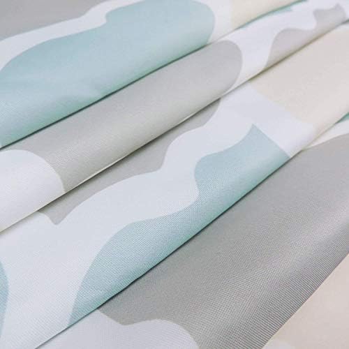 YUEMT Shower Curtain with 12 Hooks 72x72 Inch