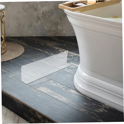 Wakauto Bathtub Corner Water Guard Splash Baffle PVC
