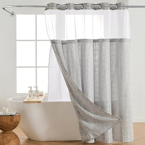 Nesphy Boho Farmhouse Shower Curtain Set