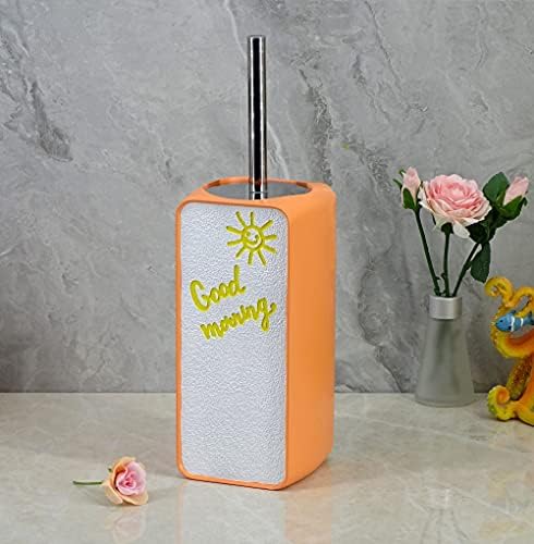 Good Morning with Sunshine Resin Toilet Brush Set