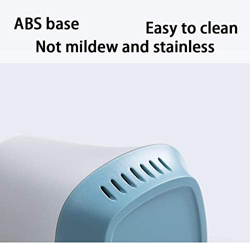 SPOUR Toilet Brush Set with Quick Drying Holder - Blue