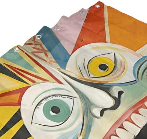 DAOWANGZUO Laughing Girl Shower Curtain Set 1
