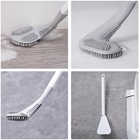 Mewmewcat Toilet Brush with Wall-Mounted Holder