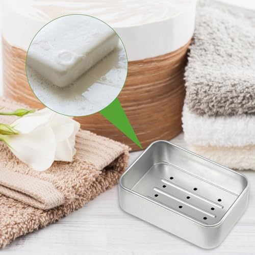 Ouligay Metal Soap Box - Durable Bar Soap Holder for Home and Travel