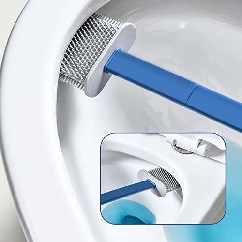 Stylish Toilet Brush with Holder White