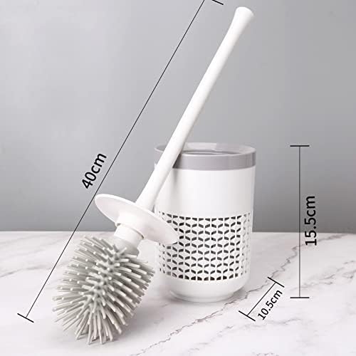 DLUXCA Toilet Brush Wall-Mounted with Soft Head