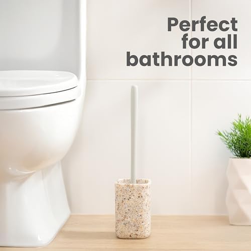 Vigar Zense Toilet Brush with Holder Set