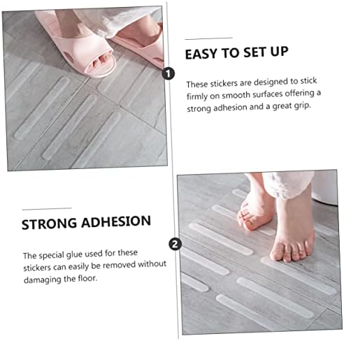 UTHCLO 20pcs Non-Skid Bath Stickers for Bathtub and Shower