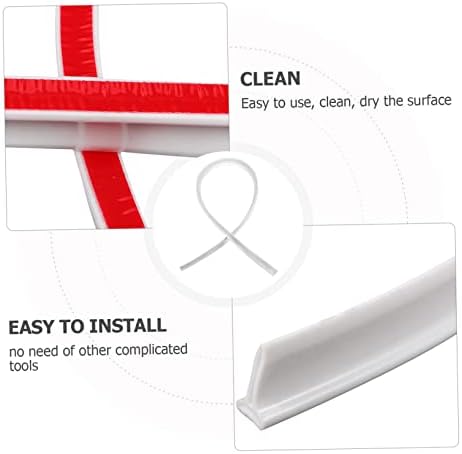 Operitacx 1M Shower Water Dam Barrier Stopper for Bath Floor