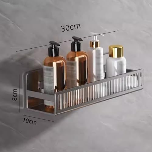 ANNBKA Shower Shelf Rack No Drilling Organizer 30CM 1 Layer