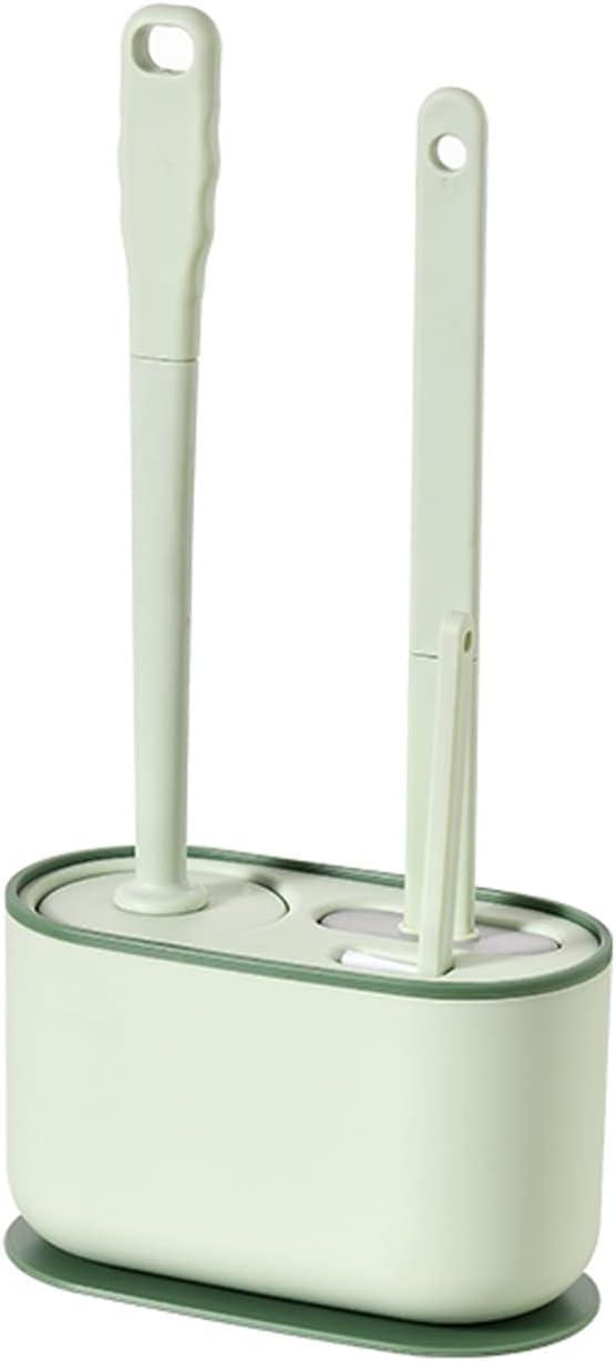 Stylish Toilet Brush with Holder White