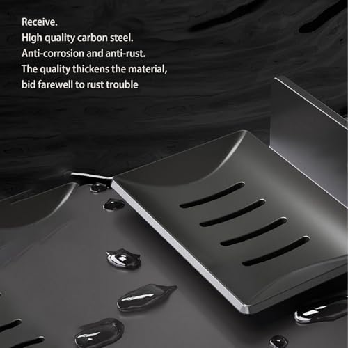 2 Pack Stainless Steel Soap Holders with Drainage for Shower and Bathroom