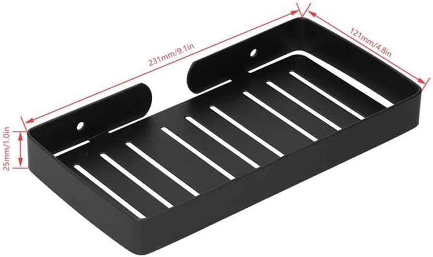 Stainless Steel Shower Caddy with Drain Rack and Sponge Tray