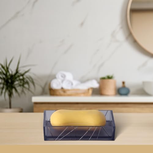 4 Piece Bathroom Accessory Set with Soap Dispenser Toothbrush Holder Tumbler and Soap Tray Black 1