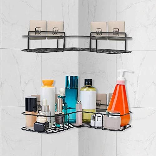 FINANCIALLY LIT 2Pack Corner Shower Caddy Shelves