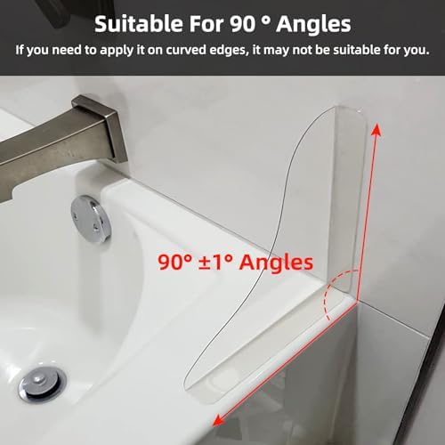 KOMOHOM Shower Splash Guard for Bathtub Corner