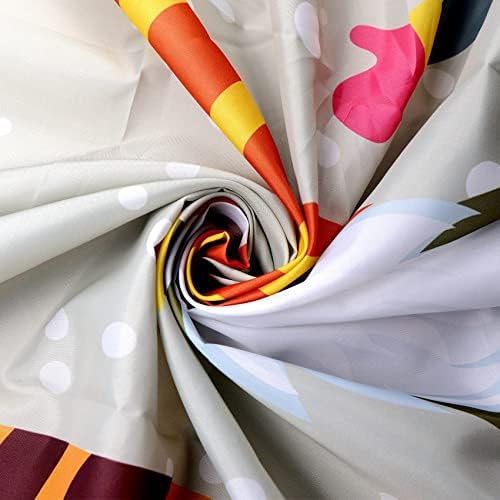 LFEEY Romantic Heart Shower Curtain Set 72x72 Inch
