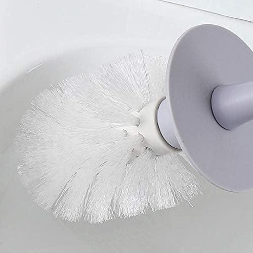 UNNS Wall-Mounted Toilet Brush with Holder and Shelf